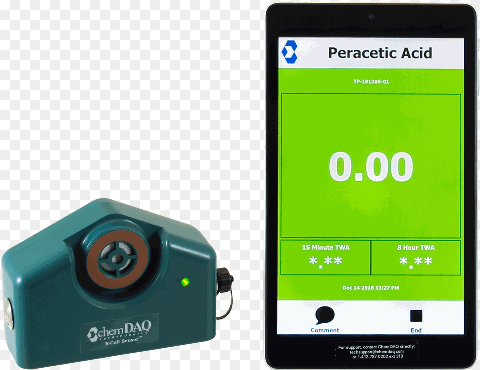 Chemdaq Monitors Air Environment For Peracetic Acid Smartphone, Electronics, Mobile Phone, Phone, Camera Png