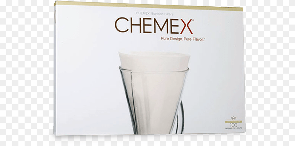 Chemex Ceremony Coffee Roasters Chemex Unfolded Half Chemex Filters Bonded Circles 100 Filters, Glass, Jar, Bottle, White Board Free Png Download