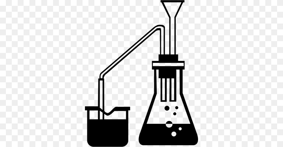 Chemical Experiment, Gray Free Png