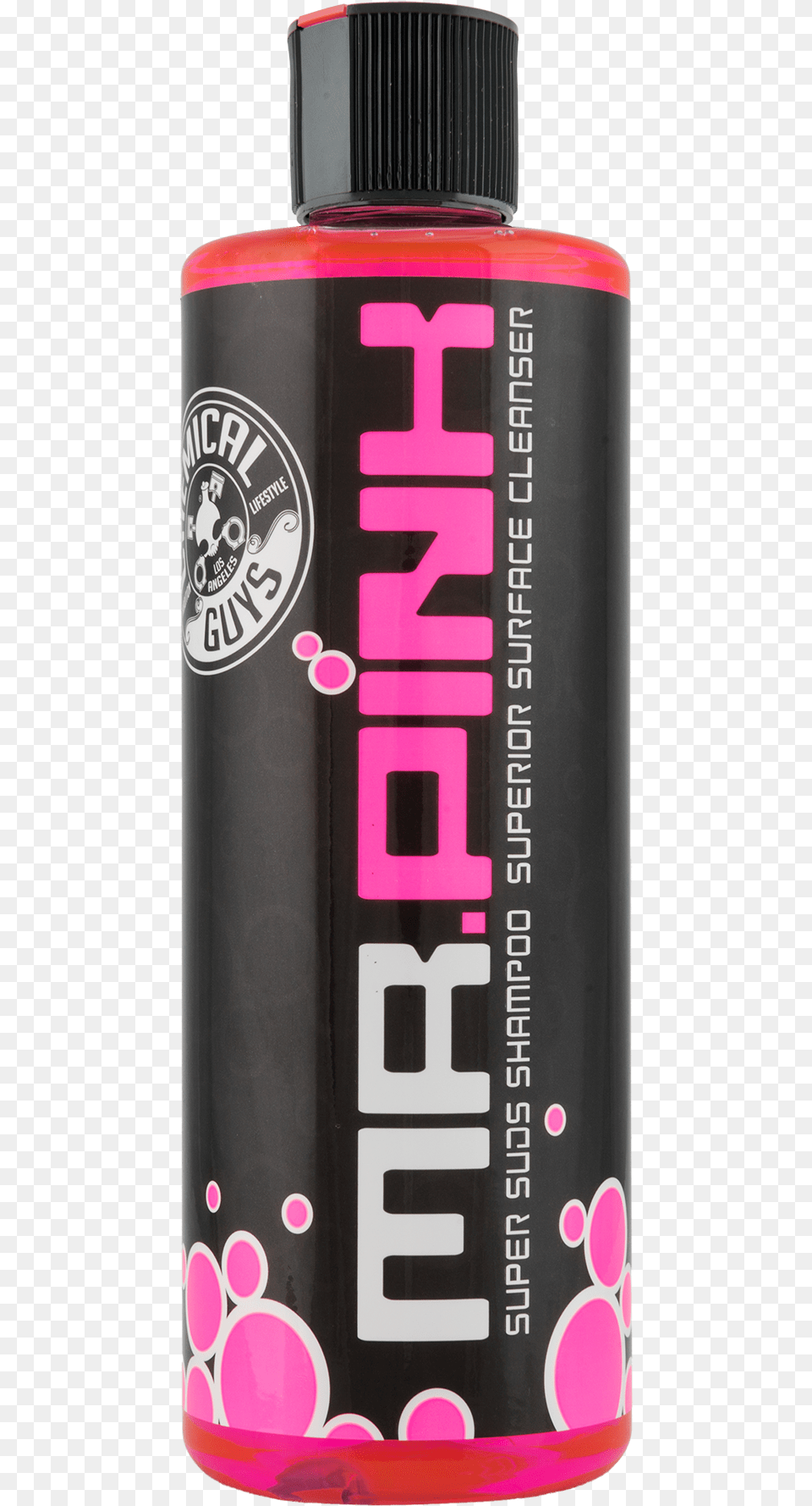 Chemical Guys Pink Shampoo, Bottle, Cosmetics, Perfume, Water Bottle Free Png