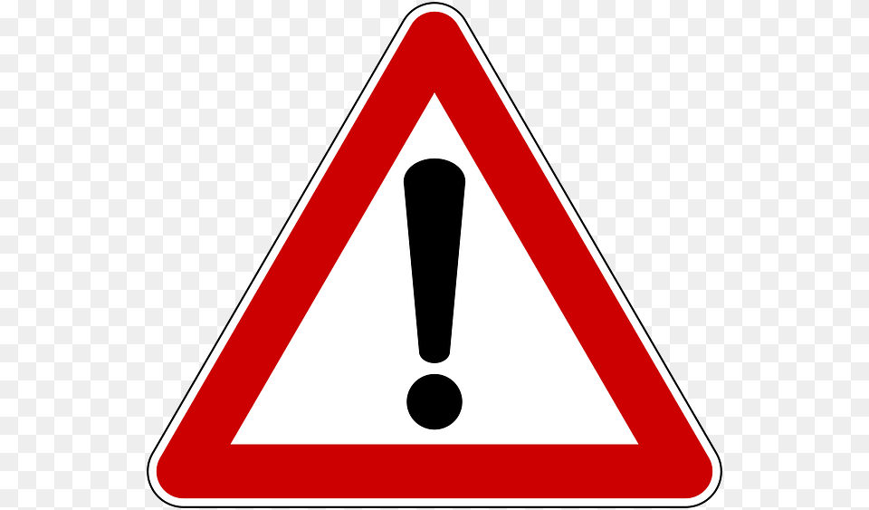Chemical Spill Update Red Triangle Warning Sign, Symbol, Road Sign, Dynamite, Weapon Free Png