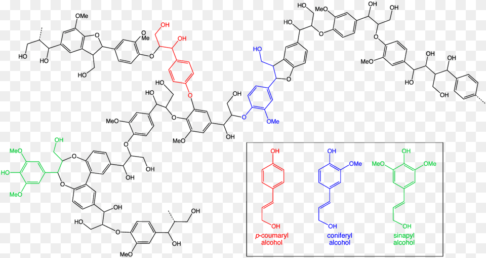 Chemical Structure Of Pine Wood Png