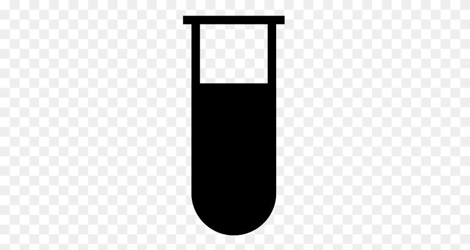 Chemical Test Tube Science Chemistry Icon With And Vector, Gray Png Image