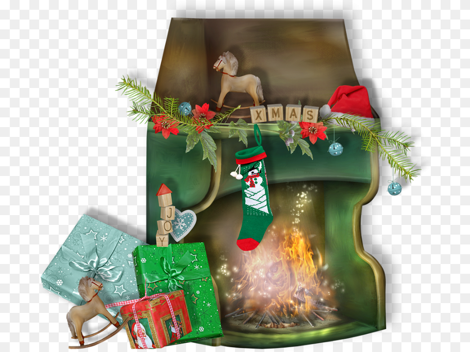 Chemine De Nol Tube, Festival, Christmas, Christmas Decorations, Gift Png Image