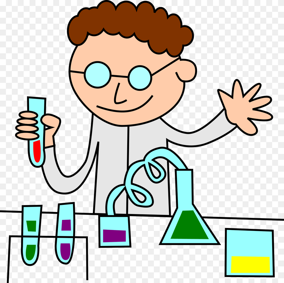 Chemist In Lab Vector Clipart Image, Baby, Person, Face, Head Png