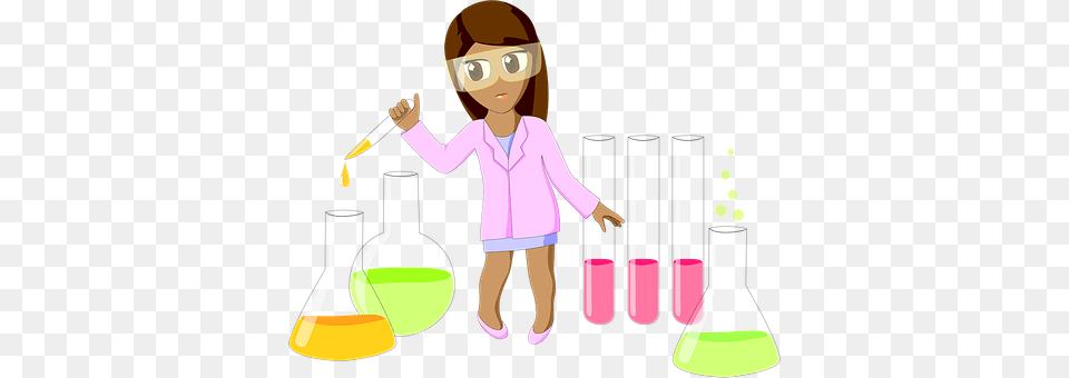 Chemistry Child, Female, Girl, Person Png