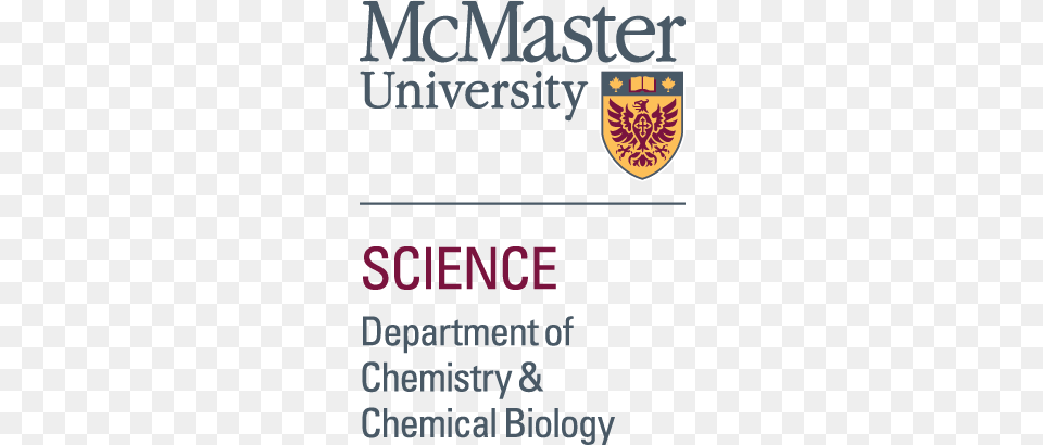Chemistry Chemical Biology Mcmaster University Logo Life Sciences, Advertisement, Poster, Text Png