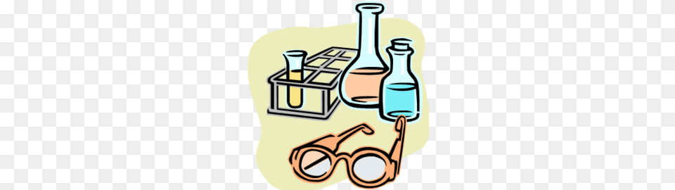 Chemistry Clipart, Bottle, Accessories, Goggles, Glasses Png Image