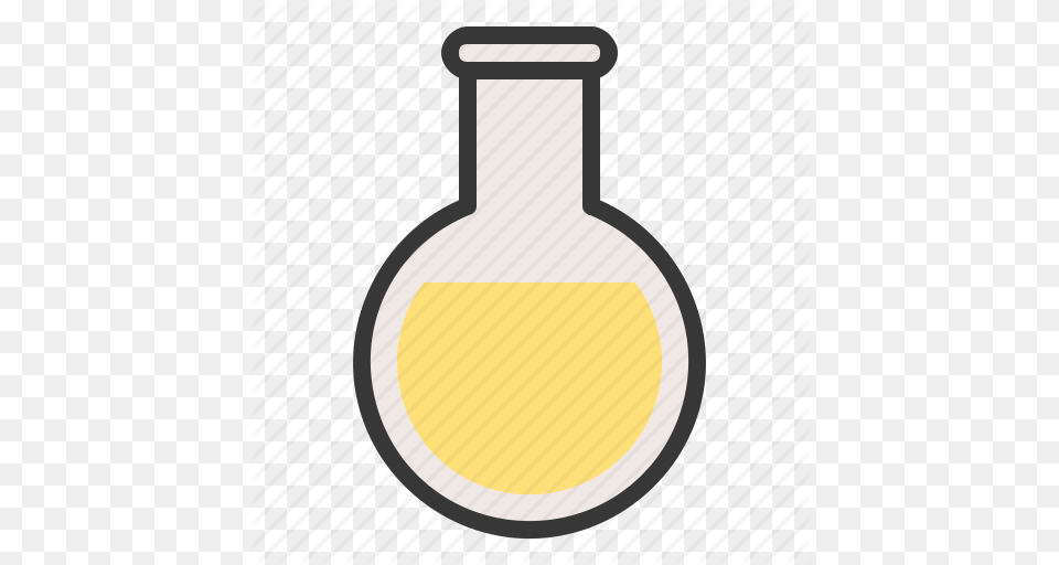 Chemistry Equipment Flask Lab Laboratory Science Icon, Pottery, Gold, Jar Png