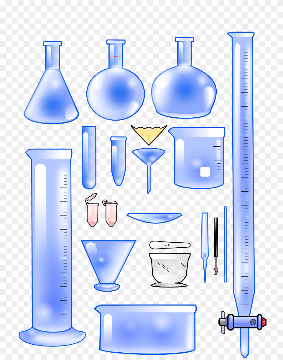 Chemistry Equipment Glassware Photo Gambar Animasi Alat Alat Laboratorium, Chart, Cup, Plot Png Image