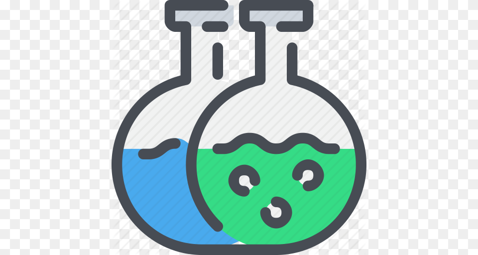 Chemistry Flasks Science Test Tube Icon Free Png