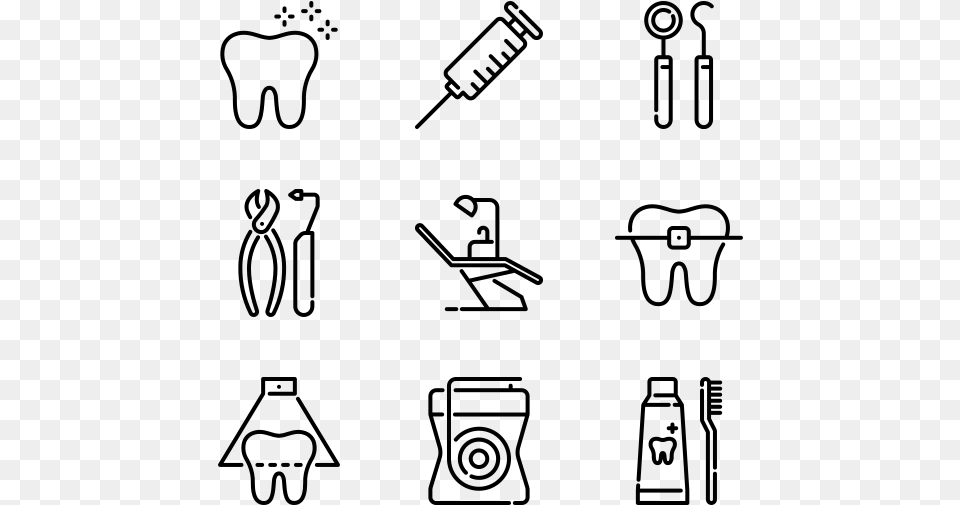 Chemistry Icons, Gray Free Png