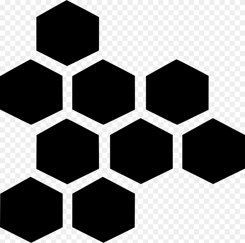 Chemistry Polygon Hexagonal Atoms Carbon Icon Free, Food, Honey, Cross, Honeycomb Png Image