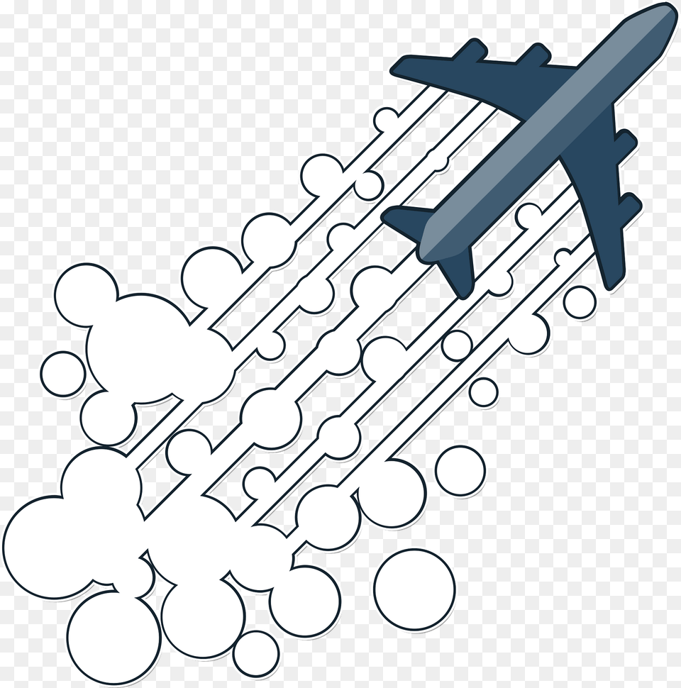 Chemtrail Clipart, Aircraft, Airliner, Airplane, Vehicle Free Png