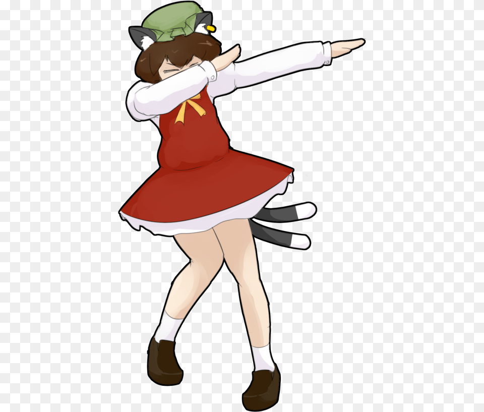 Chen Dab Touhou, Dancing, Leisure Activities, Person, Head Free Png Download