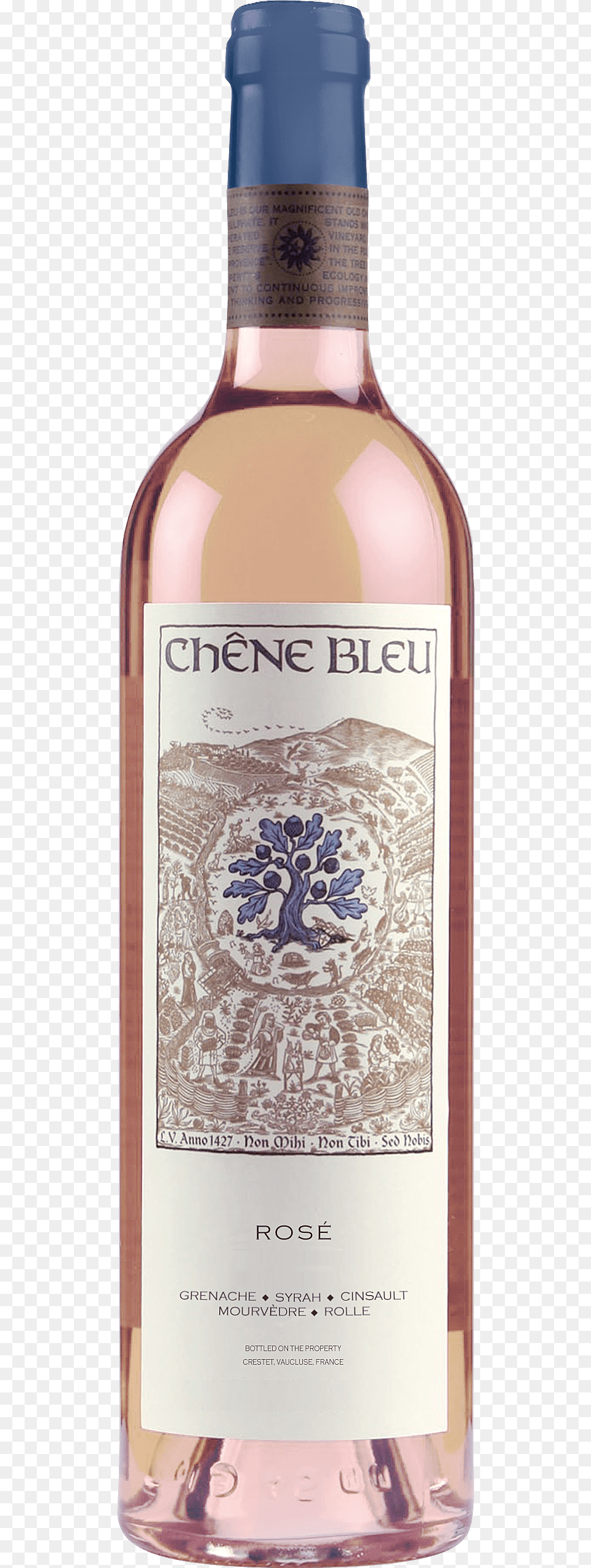 Chene Bleu Rose 2017, Alcohol, Beverage, Liquor, Bottle Free Png Download