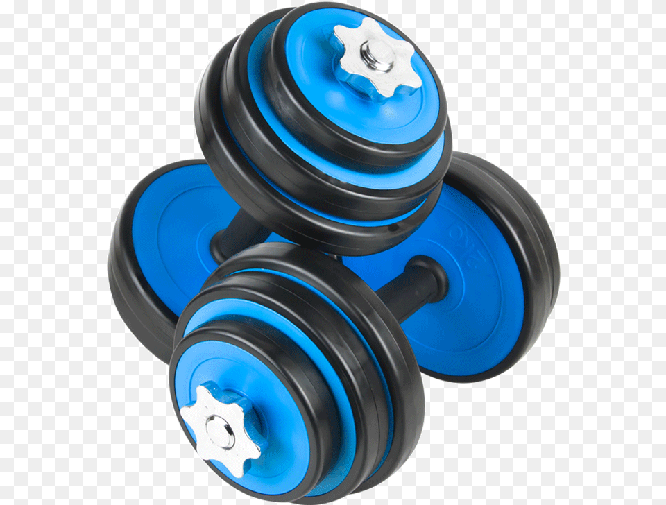 Cheng Yue Dumbbell Barbell 20 Kg Kg Blue Removable Barbell, Fitness, Gym, Gym Weights, Sport Png Image