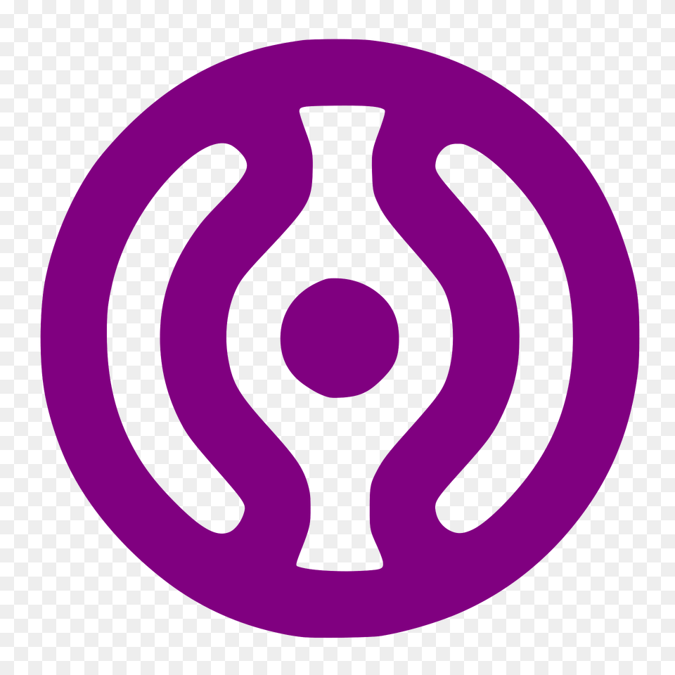 Cheondoism Symbol Purple Clipart, Logo Png Image