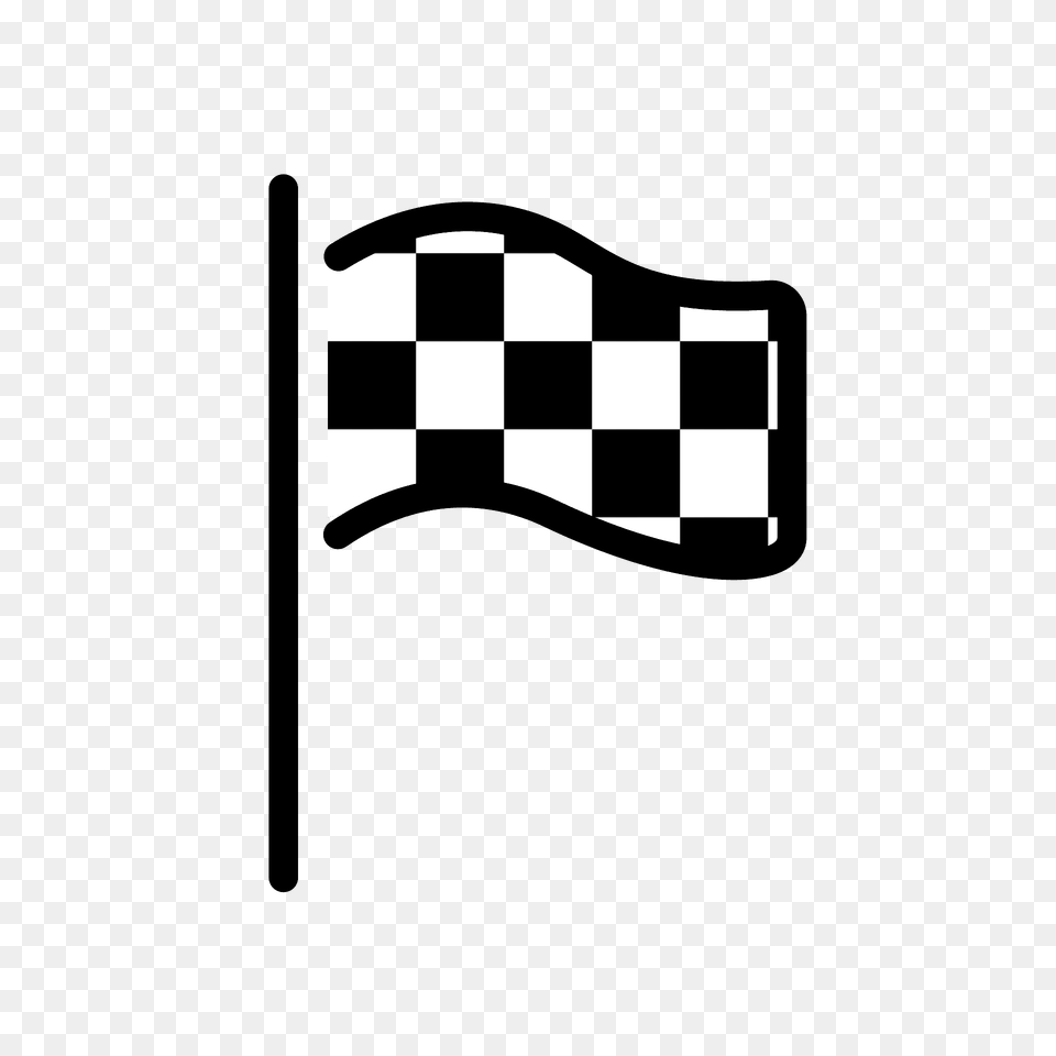Chequered Flag Emoji Clipart, Stencil, Logo, Chess, Game Png Image