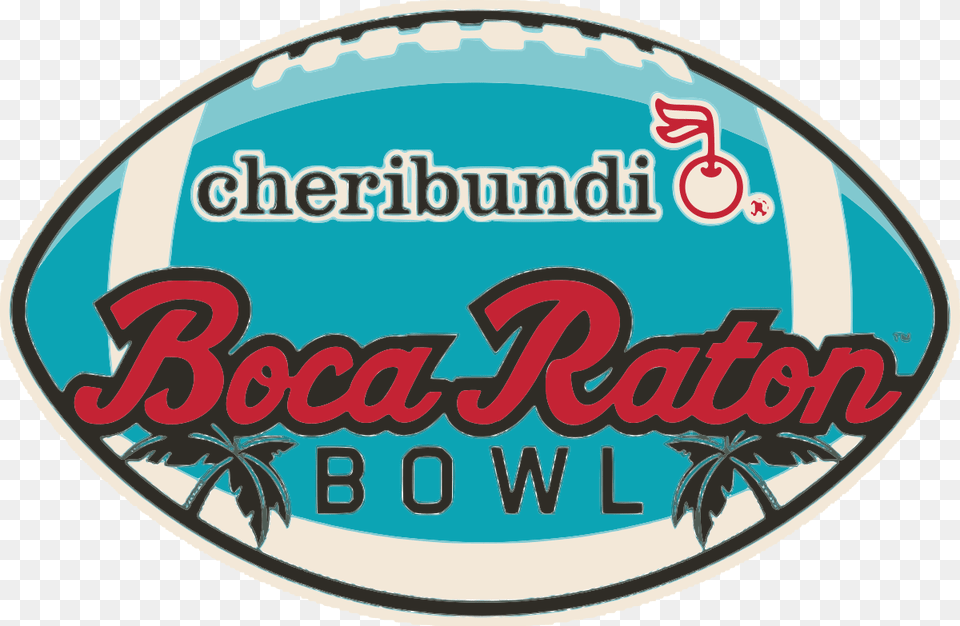 Cheribundi Boca Raton Bowl, Sticker, Logo, Disk Free Png