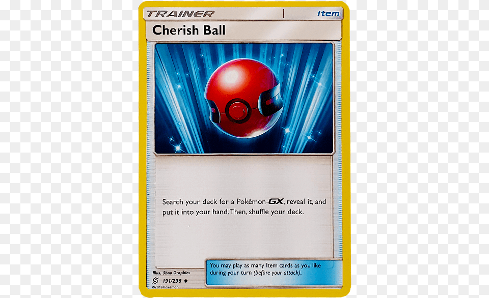 Cherish Ball Uncommon Cherish Ball Pokemon Card, Helmet, Sphere, Advertisement, Poster Free Png