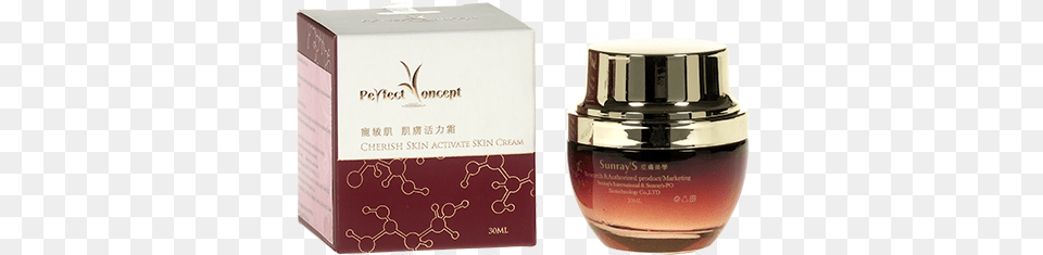 Cherish Skin Active Skin Cream Gold Quality Award 2019 Perfume, Bottle, Box, Cosmetics Png Image