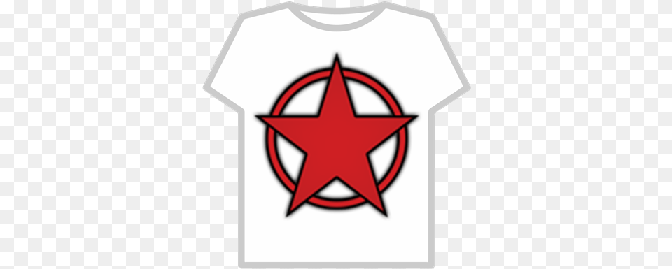 Chernarussian Movement Of The Red Star Roblox Bendy T Shirt Roblox, Star Symbol, Symbol, Dynamite, Weapon Png Image