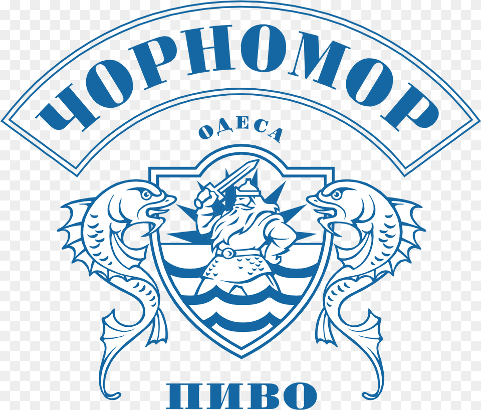 Chernomor Beer Logo Transparent Emblem, Symbol, Animal, Bird Free Png Download