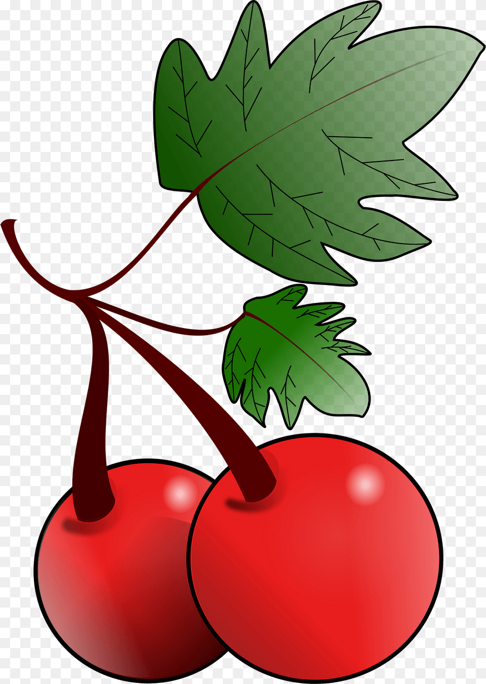 Cherries Clipart, Cherry, Food, Fruit, Plant Free Png