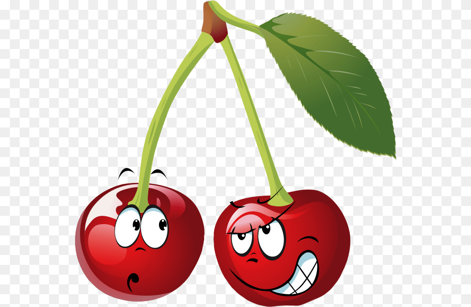 Cherries Clipart Cherry Cartoon Clipart, Food, Fruit, Plant, Produce Free Transparent Png