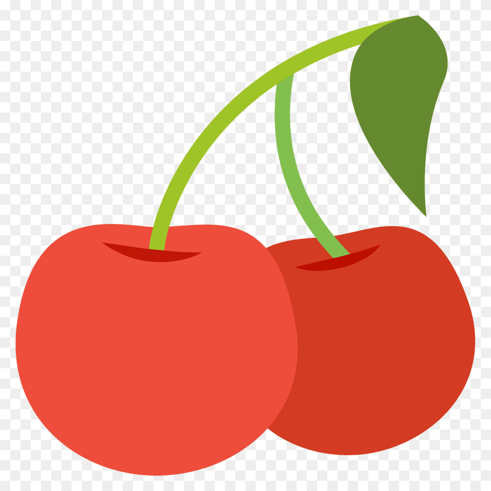 Cherries Emoji Clipart, Cherry, Food, Fruit, Plant Png Image