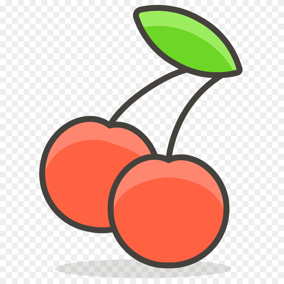 Cherries Emoji Clipart, Cherry, Food, Fruit, Plant Free Png