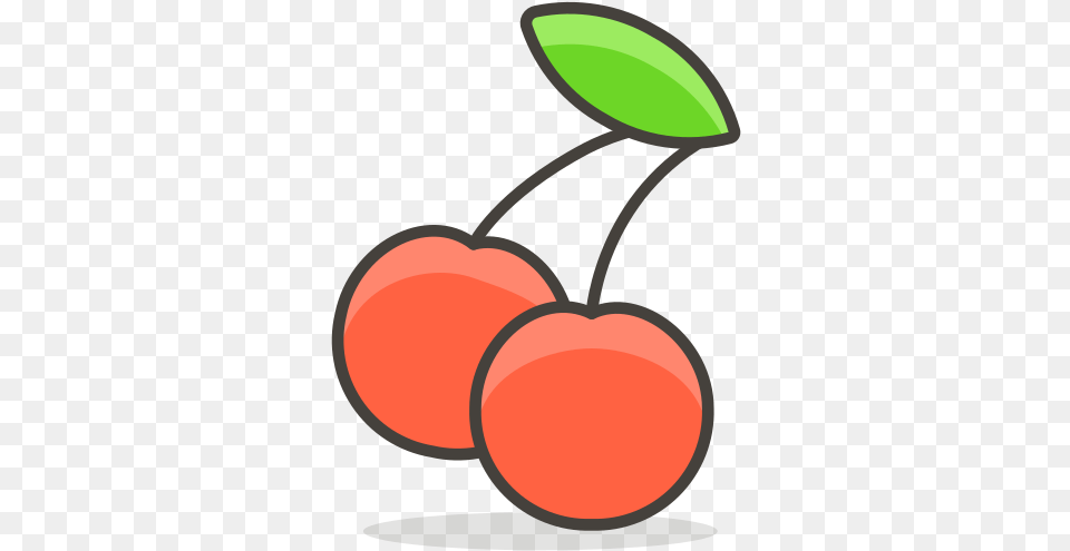 Cherries Icon Of 780 Vector Emoji Kirschen Symbol, Cherry, Food, Fruit, Plant Free Png Download