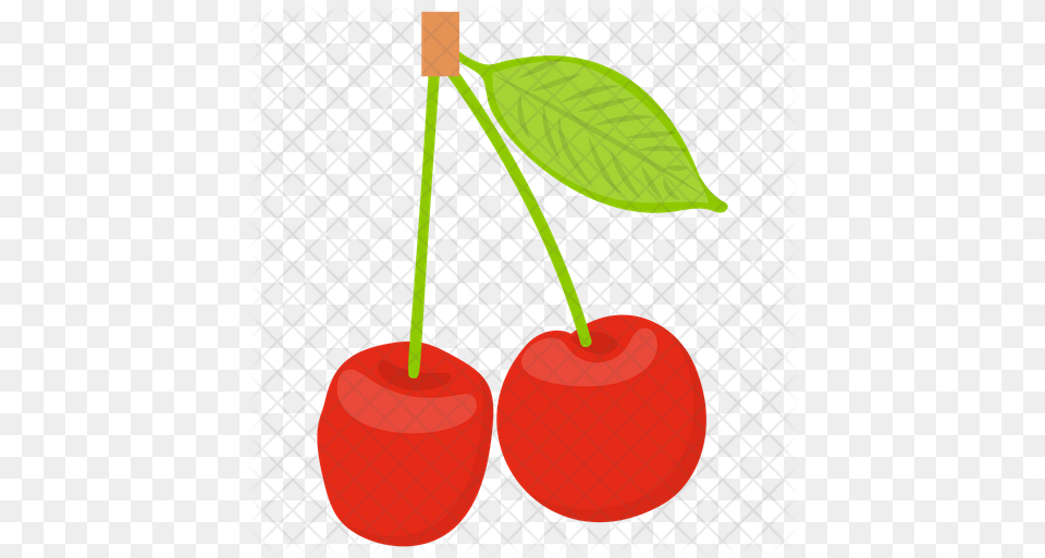 Cherries Icon Cherry, Food, Fruit, Plant, Produce Free Png