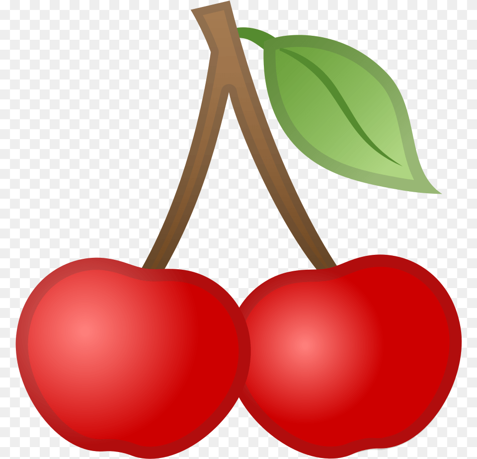 Cherries Icon Emoji Cerise, Cherry, Food, Fruit, Plant Free Transparent Png