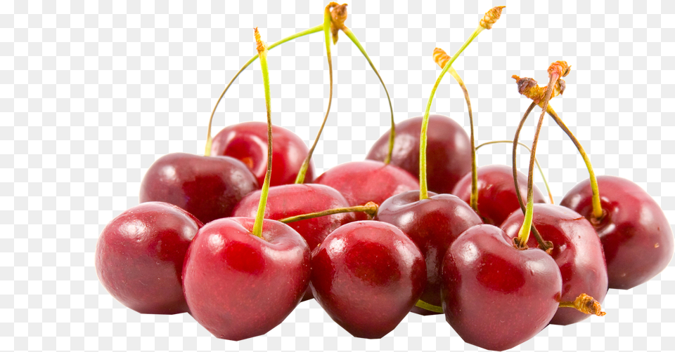 Cherries Transparent Cherry, Food, Fruit, Plant, Produce Free Png