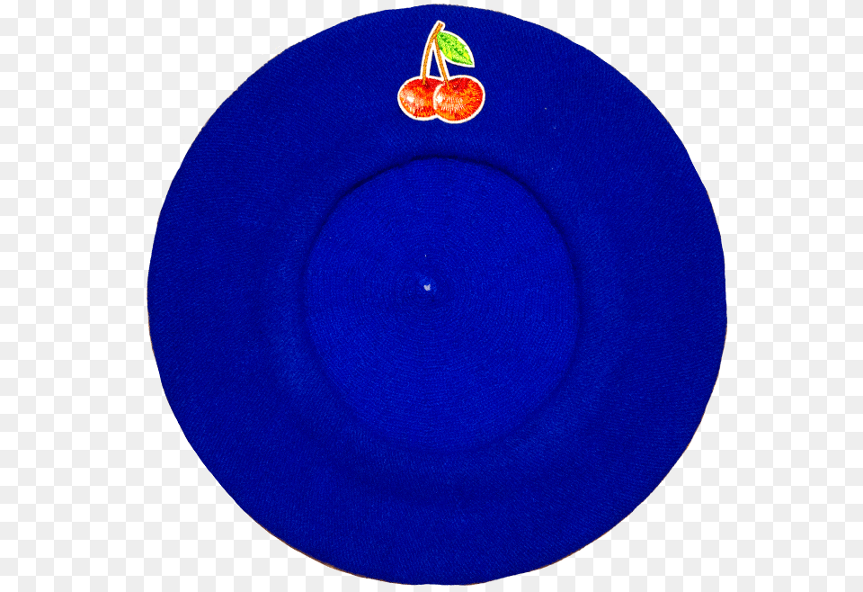 Cherry Beret In Blue Circle, Food, Fruit, Plant, Produce Free Transparent Png