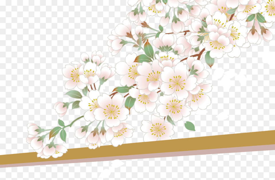 Cherry Blossom, Art, Floral Design, Flower, Graphics Free Transparent Png