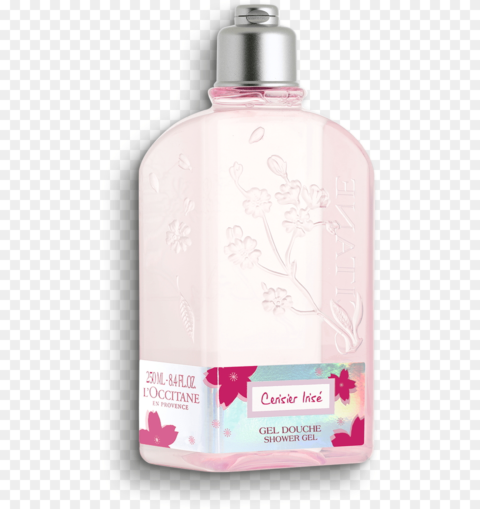 Cherry Blossom Body Milk L Occitane, Bottle, Cosmetics, Lotion, Shaker Free Png Download