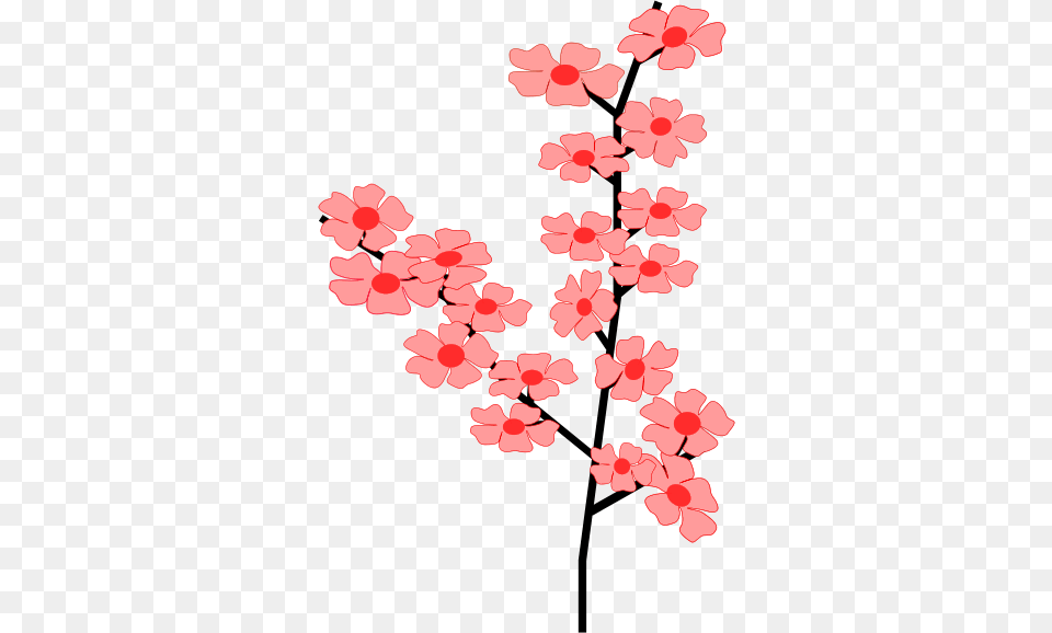 Cherry Blossom Clipart Transparent Cherry Blossom Flowers Clip Art, Flower, Petal, Plant Free Png Download