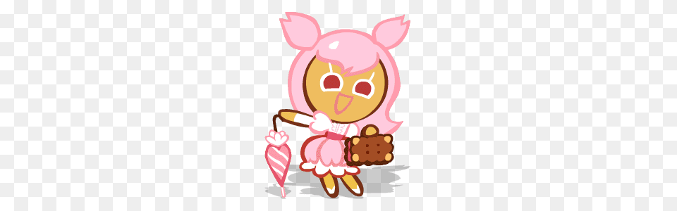 Cherry Blossom Cookie Run, Person, People, Cream, Dessert Free Png Download