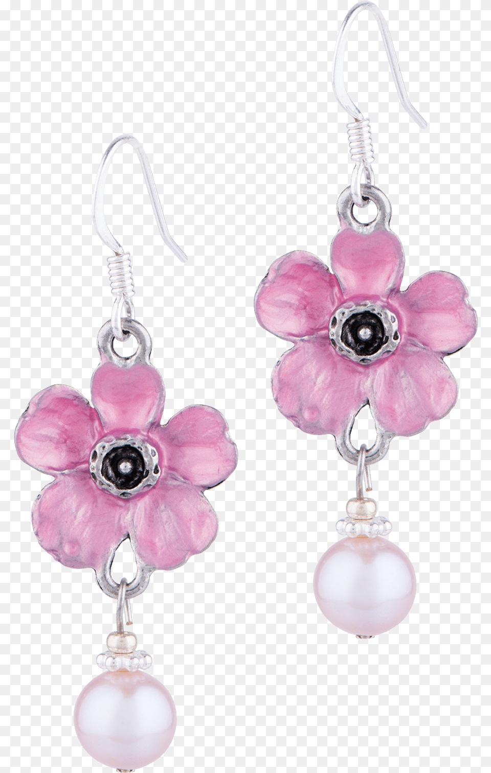 Cherry Blossom Earring, Accessories, Jewelry Png Image