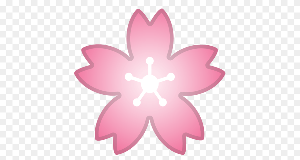 Cherry Blossom Emoji, Flower, Plant, Petal, Nature Png