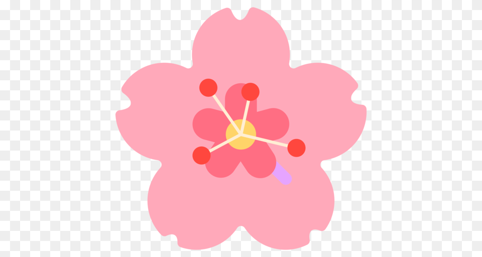 Cherry Blossom Emoji, Flower, Plant, Baby, Person Free Png Download