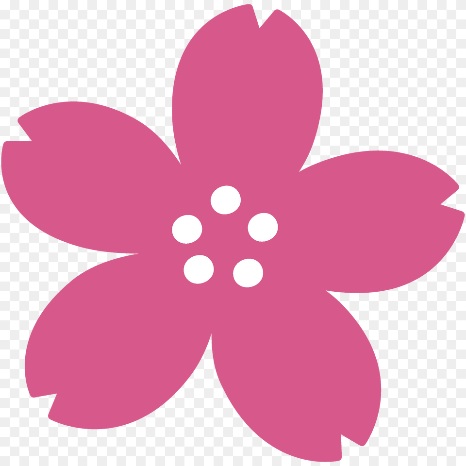 Cherry Blossom Emoji Clipart, Plant, Petal, Flower, Daisy Free Transparent Png