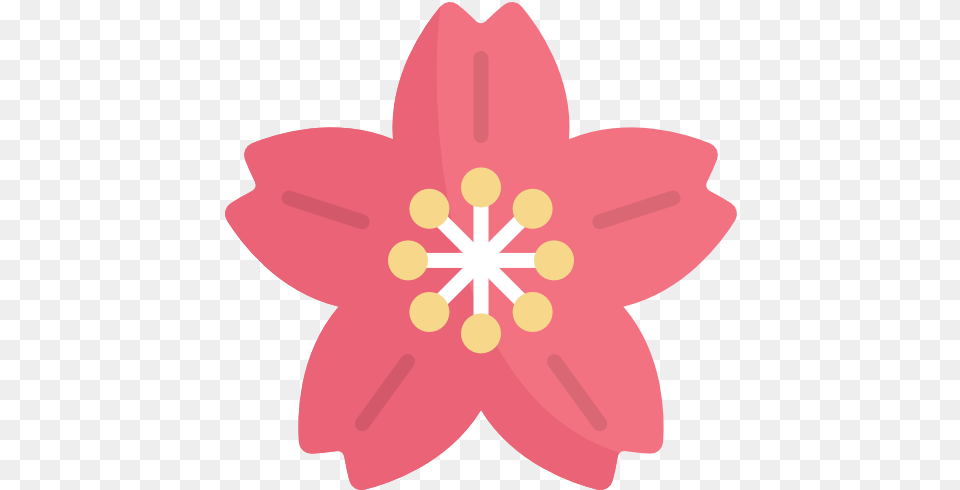 Cherry Blossom Hoa Anh Dao Icon, Anther, Flower, Petal, Plant Png Image