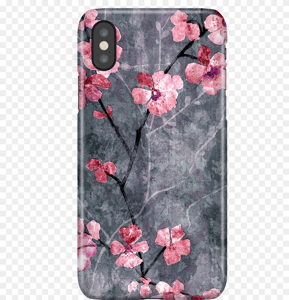 Cherry Blossom Slate Cherry Blossom, Electronics, Flower, Mobile Phone, Phone Free Transparent Png