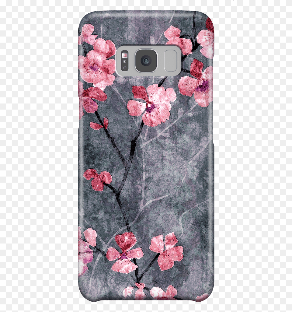 Cherry Blossom Slate Samsung Galaxy S8 Iphone Xr Cherry Blossom Phone Case, Electronics, Flower, Mobile Phone, Plant Free Png Download