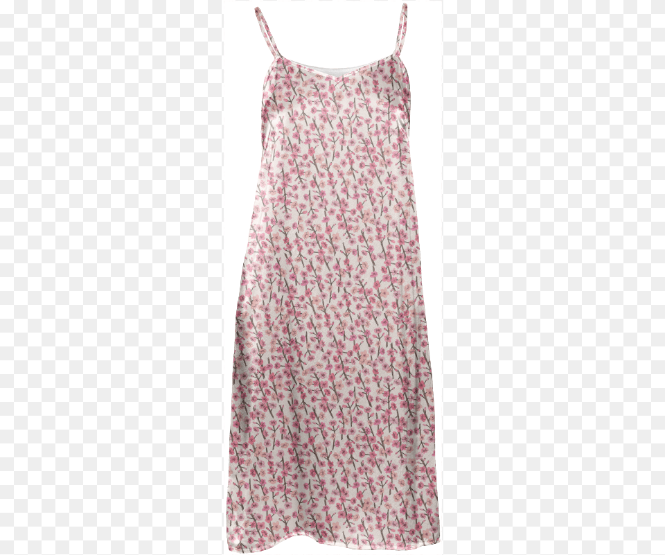 Cherry Blossom Slip Dress 114 A Line, Clothing, Skirt Png Image