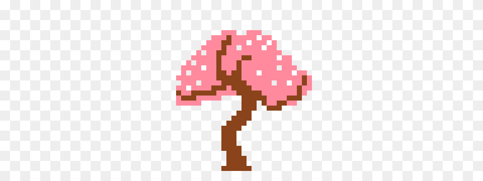 Cherry Blossom Tree Okami Sprite Pixel Art Maker, Flower, Plant, Qr Code, Animal Png Image
